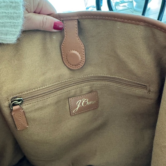 J. Crew Berkeley suede & leather tote bag - Picture 6 of 6